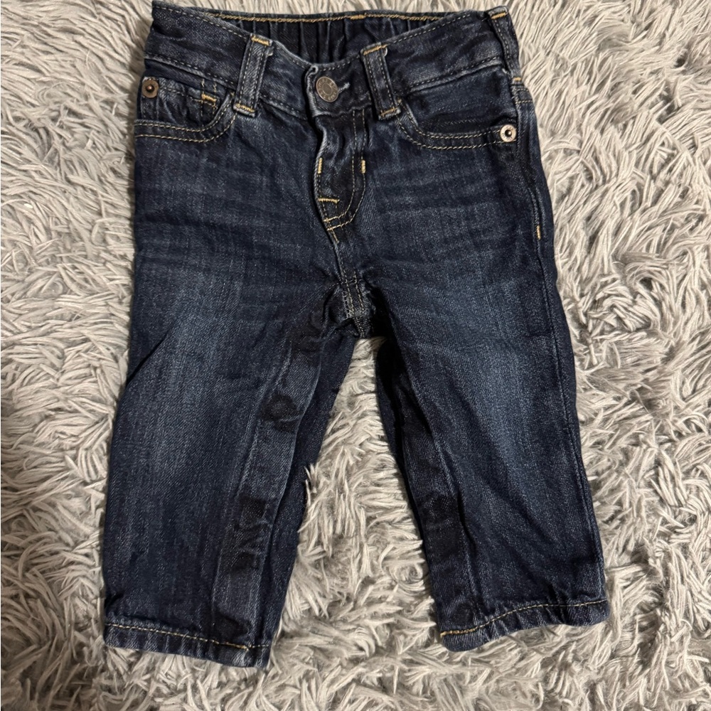 Dark Blue Denim Kids Jeans
